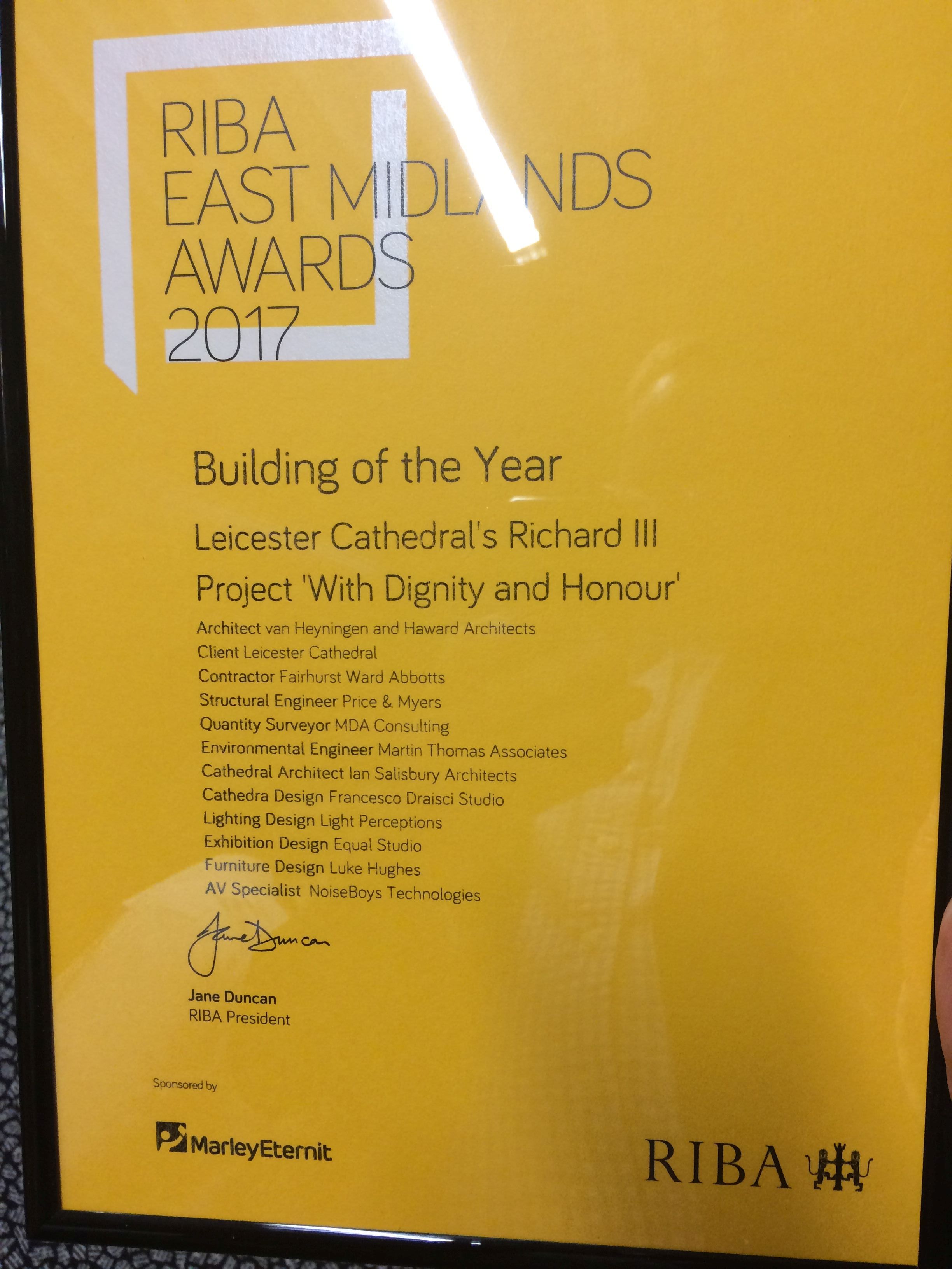 Richard III Award